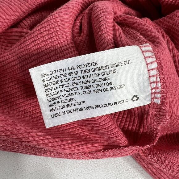 Art Class Bodycon Dress Girls Lg 10/12 Pink Ribbed Henley Sleeveless Slits NEW - Picture 7 of 9